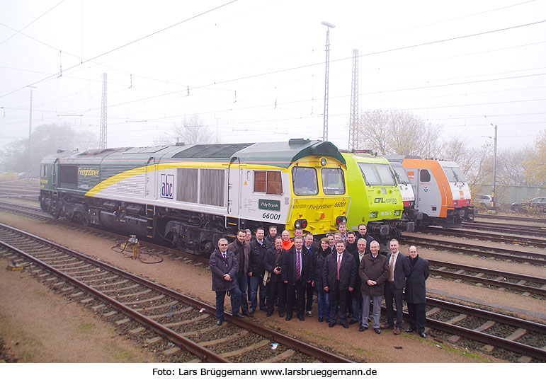 Freightliner Lok Willy Brandt im Hamburger Hafen