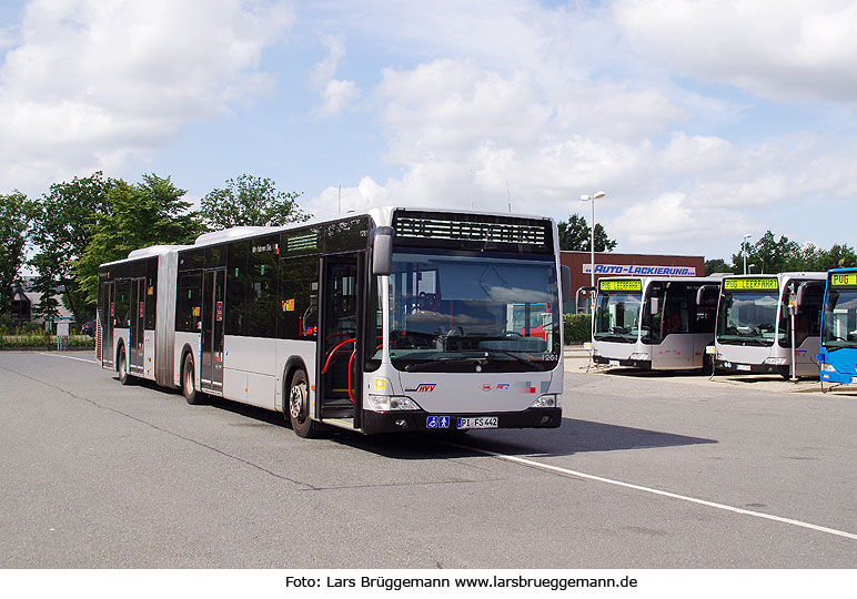 Einer der neuesten PVG-Gelenkbusse