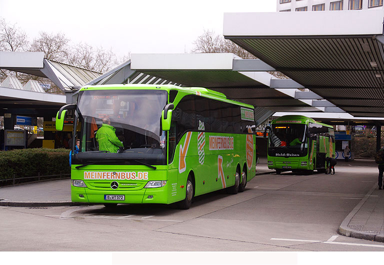 Von Berlin Zob Nach Flughafen Schönefeld Mit Bus Fotos - Fernbusse von Meinfernbus - Fotos von www.larsbrueggemann.de