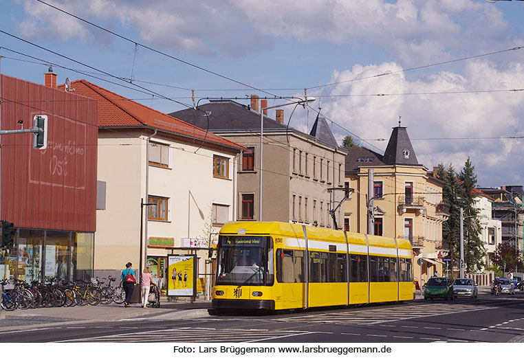 Straßenbahn Dresden Haltestelle Altenberger Straße