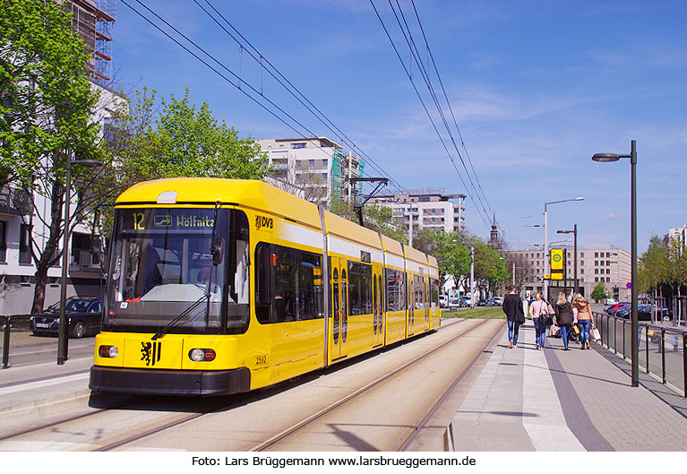 Straßenbahn Dresden Haltestelle Alfred-Althus-Straße