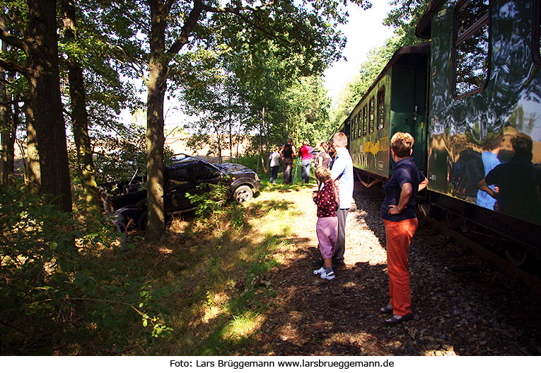 Bahnübergangsunfall auf der Lößnitzgrundbahn