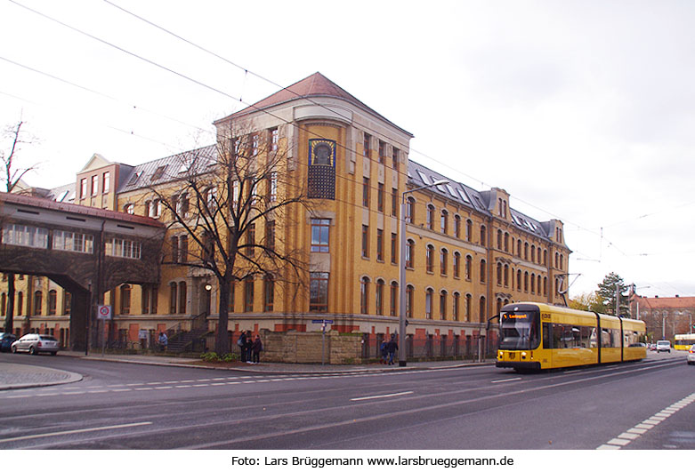 Straßenbahn Dresden Haltestelle Pohlandplatz