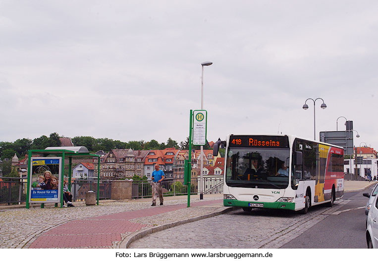 Ein Bus der VGM in Meißen