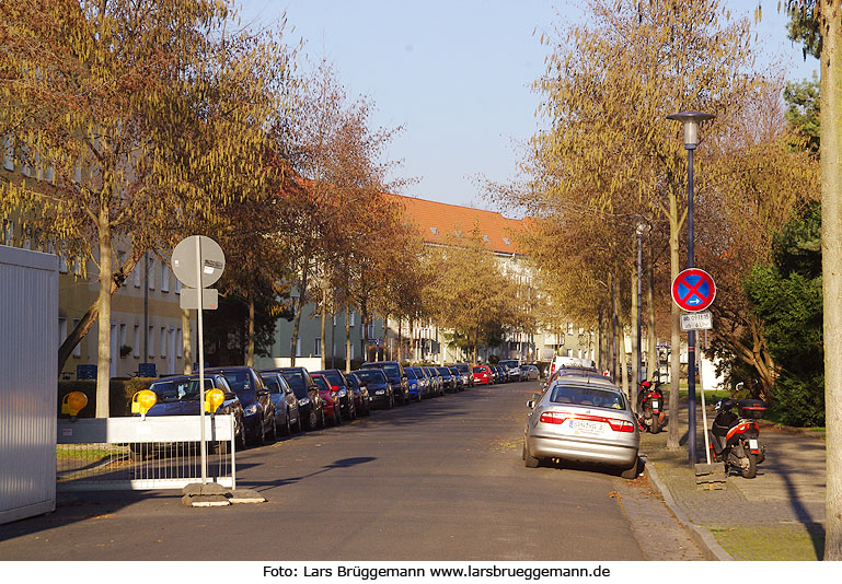 Die Lauensteiner Stra&szlig;e in Dresden-Gruna