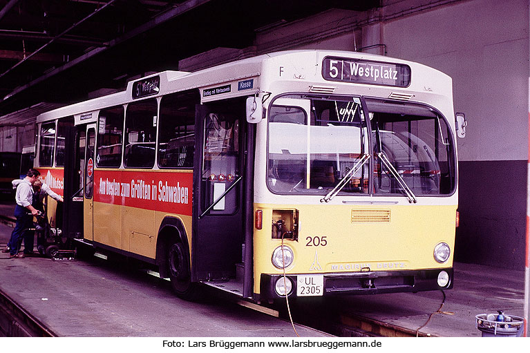 Magirus Deutz Bus der Straßenbahn in Ulm