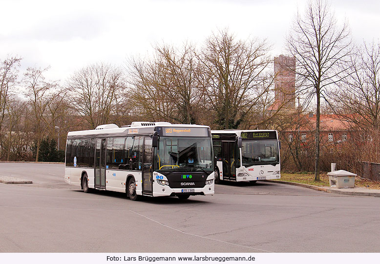 Ein Scania Bus von der KVG in Lüneburg