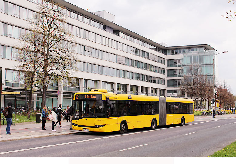 Die Haltestelle Staats- und Universitätsbibliothek in Dresden