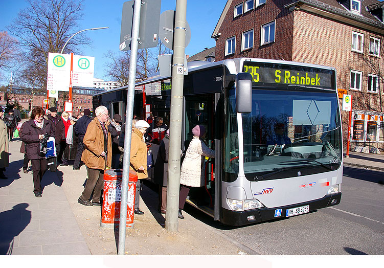 Der VHH 1006 am Bahnhof Hamburg-Bergedorf