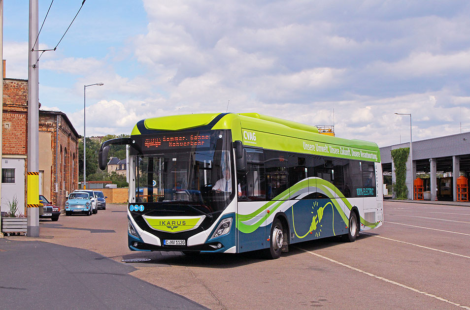 Der Ikarus Elektrobus von der CVAG in Dresden