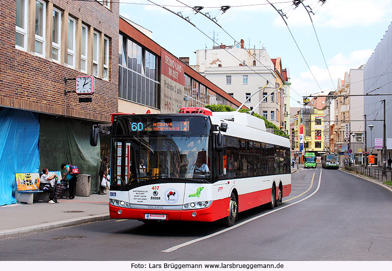 Obus in Usti nad Labem - Ein Skoda 28Tr