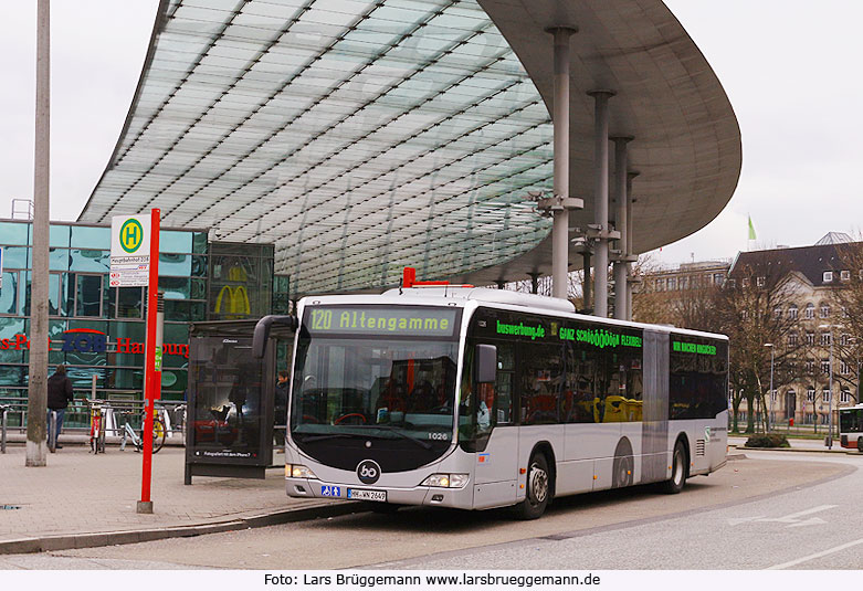 VHH Bus auf dem ZOB in Hamburg
