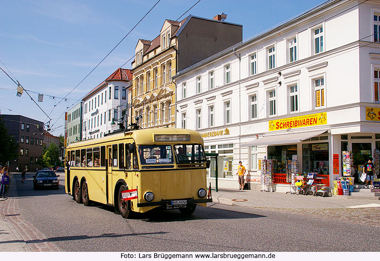 Der Obus in Eberswalde - Museumswgen 1224 vom Typ SSB-DB 45/47