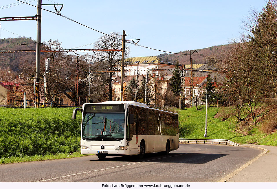 Ein Citaro Stadtbus in Decin (Tetschen-Bodenbach)