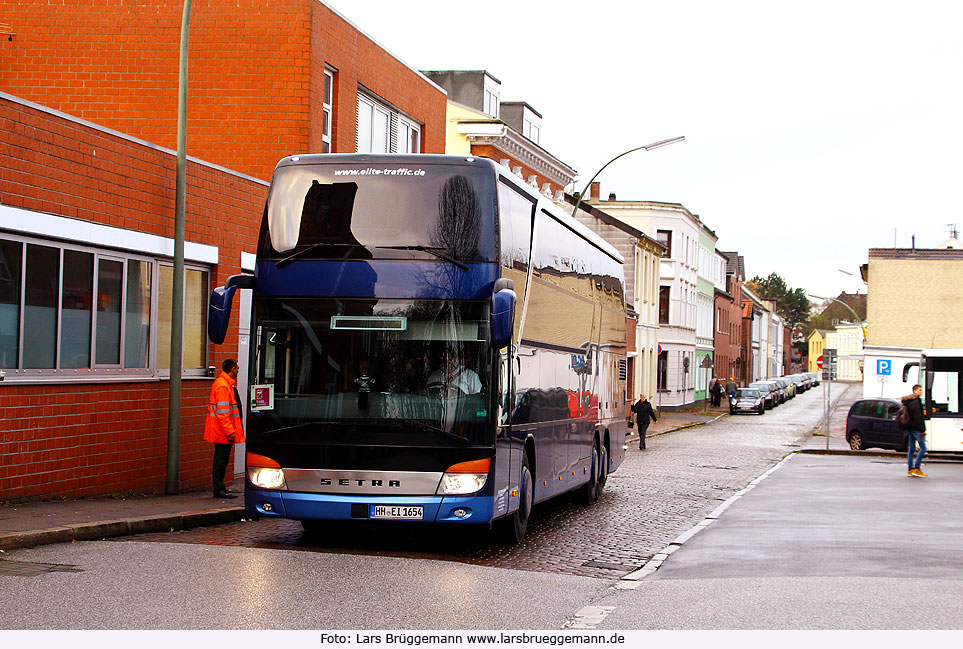 Elite Bus im SEV am Bahnhof Elmshorn