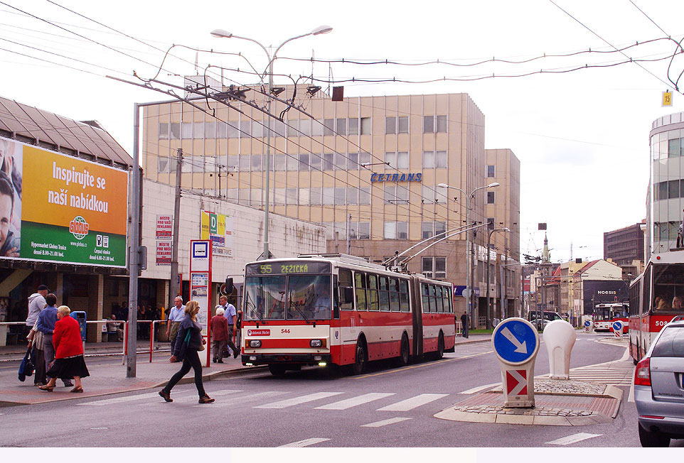 Der Obus in Usti nad Labem - moderne Elektromobilät