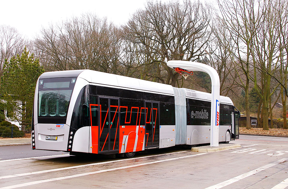 Elektromobilität: E-Bus in Hamburg von der VHH in Lurup