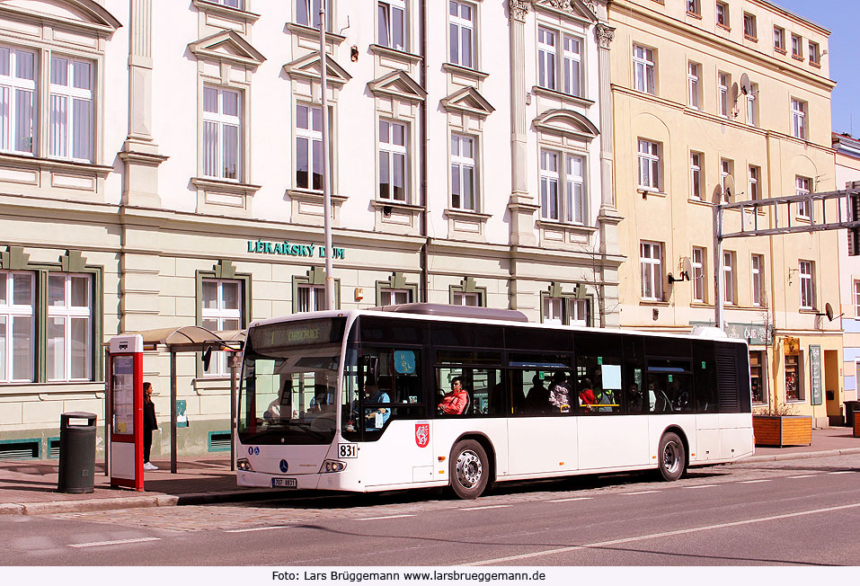 Ein Stadtbus in Decin (Tetschen-Bodenbach)