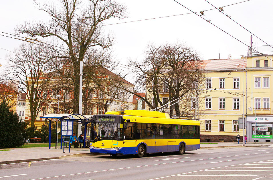 Der Obus in Teplitz / Teplice - Ein Skoda 28Tr Solaris