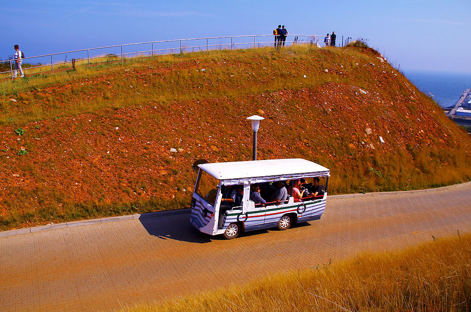 Die Börte-Bahn auf Helgoland