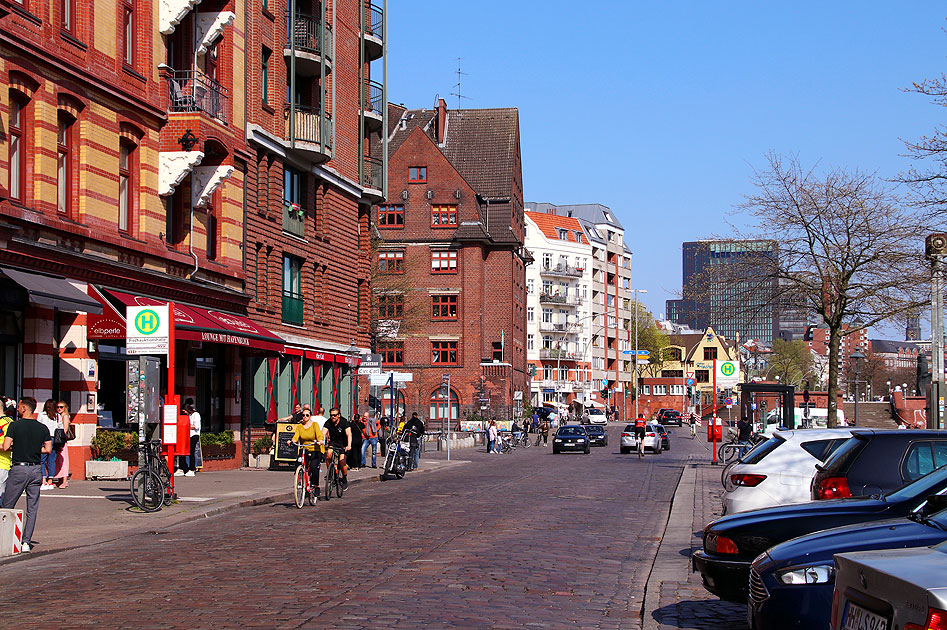 Die Haltestelle Fischauktionshalle und der Fischmarkt in der Corona-Krise