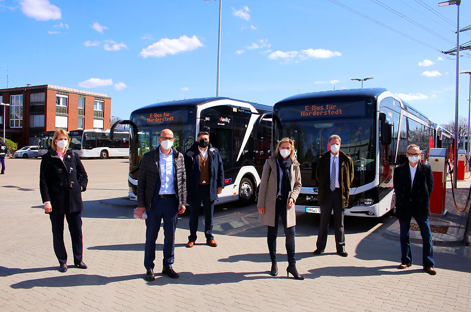 Die Inbetriebnahme vom Elektrobus-Betriebshofs der VHH in Norderstedt