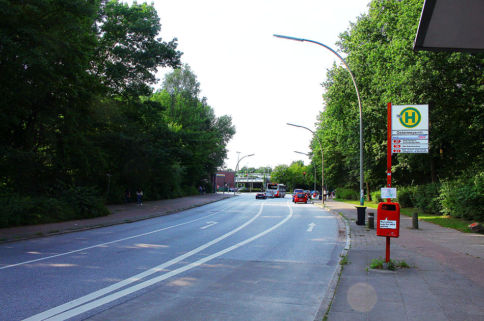 Die Haltestelle Ostermeyerstraße