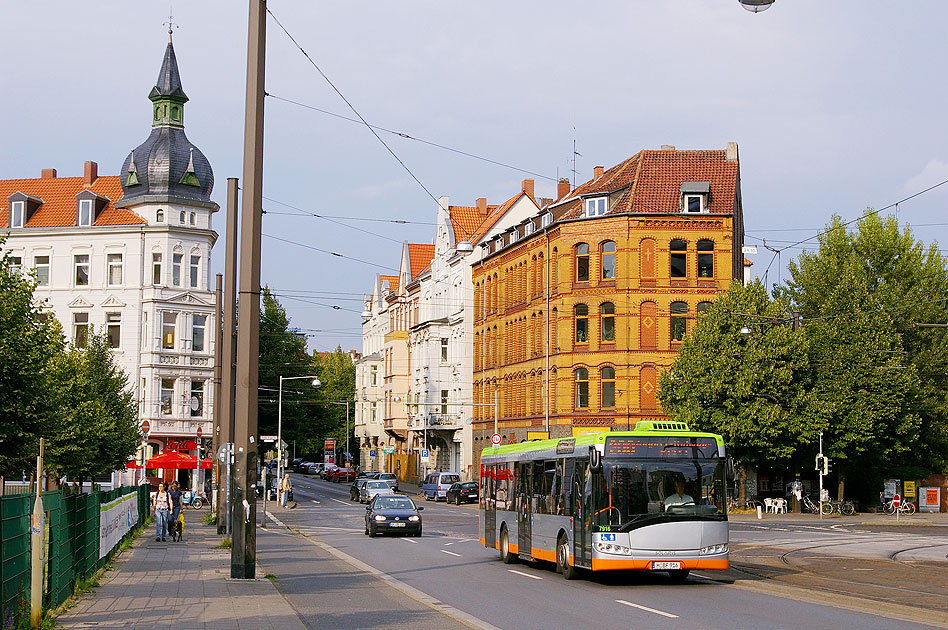 Üstra Solaris Bus an der Haltestelle Glocksee in Hannover