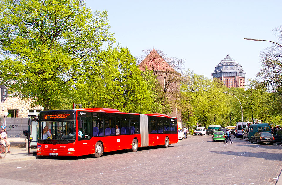 Autokraft Bus Bahnhof Hamburg Sternschanze