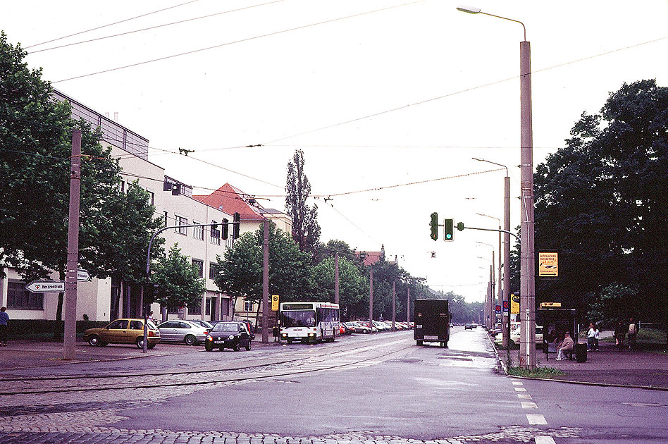 Straßenbahn Dresden Haltestelle Pfotenhauerstraße