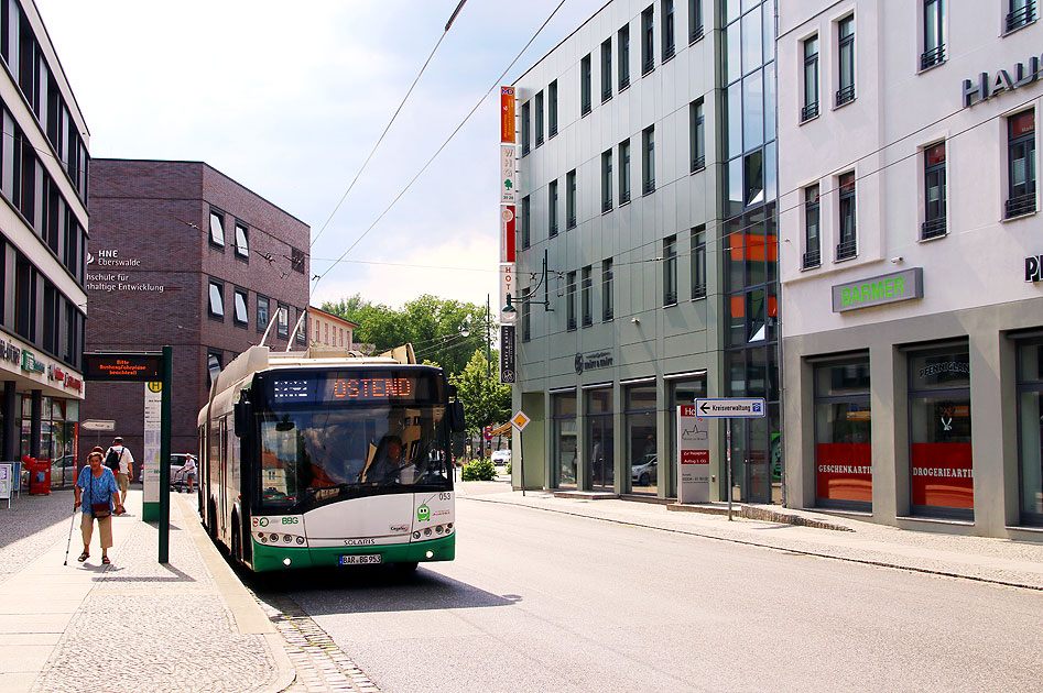 Obus Eberswalde Am Markt Haltestelle