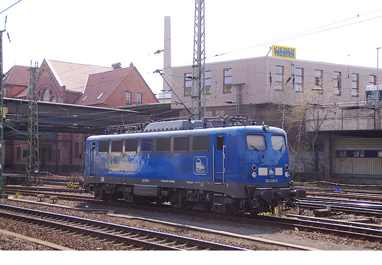 Die Baureihe 140 der Press - Pressnitztalbahn in Hamburg-Harburg