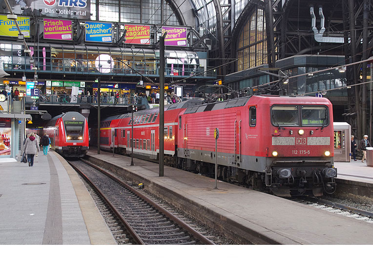 DB Baureihe 112 in Hamburg Hbf