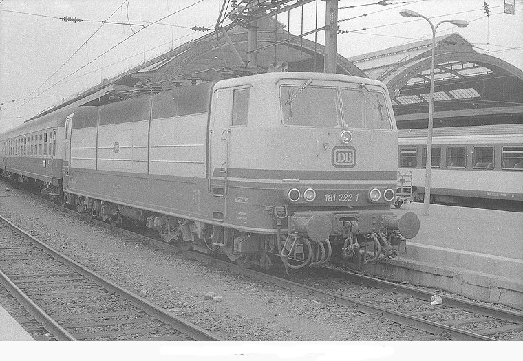 DB Baureihe 181 - 181 222-1 in Straßburg