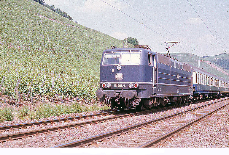 Die DB Baureihe 181 im Saarland