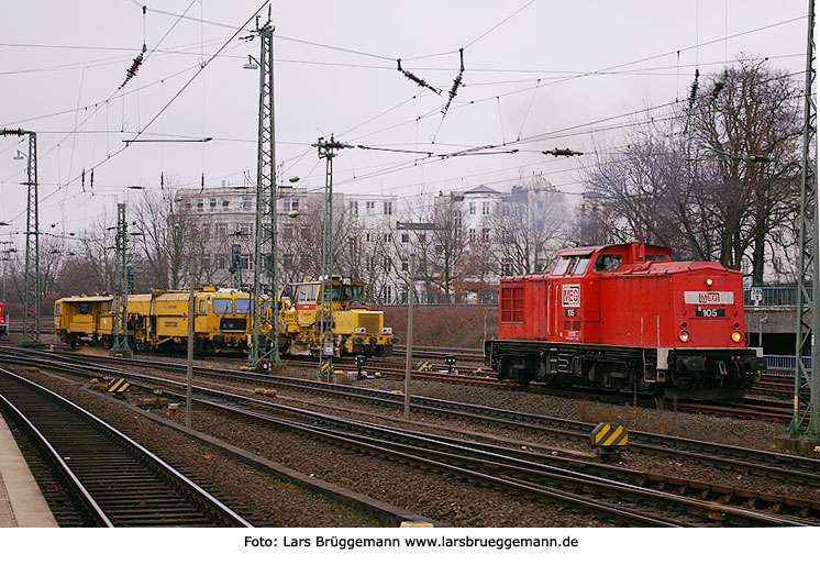 MEG Lok 105 - in Hamburg Hbf- V 100