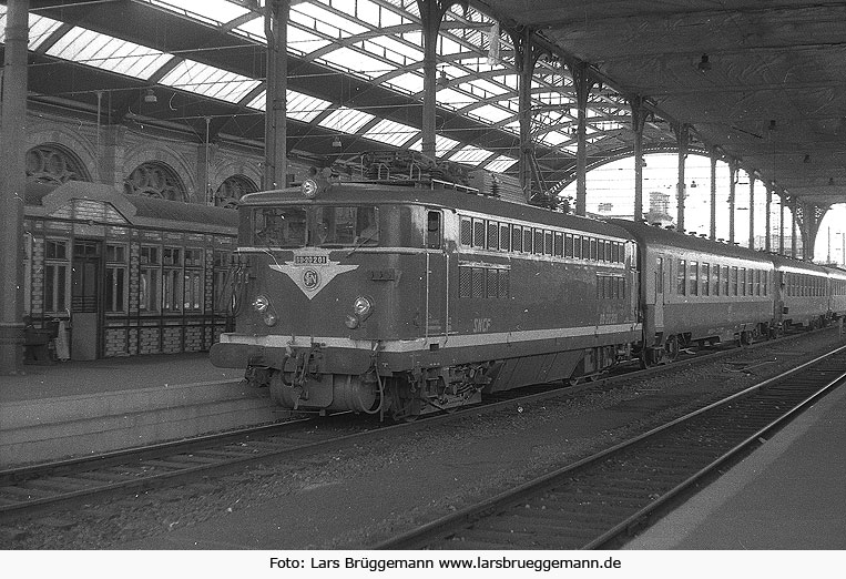 Die SNCF Lok BB 20 201 in Straßburg