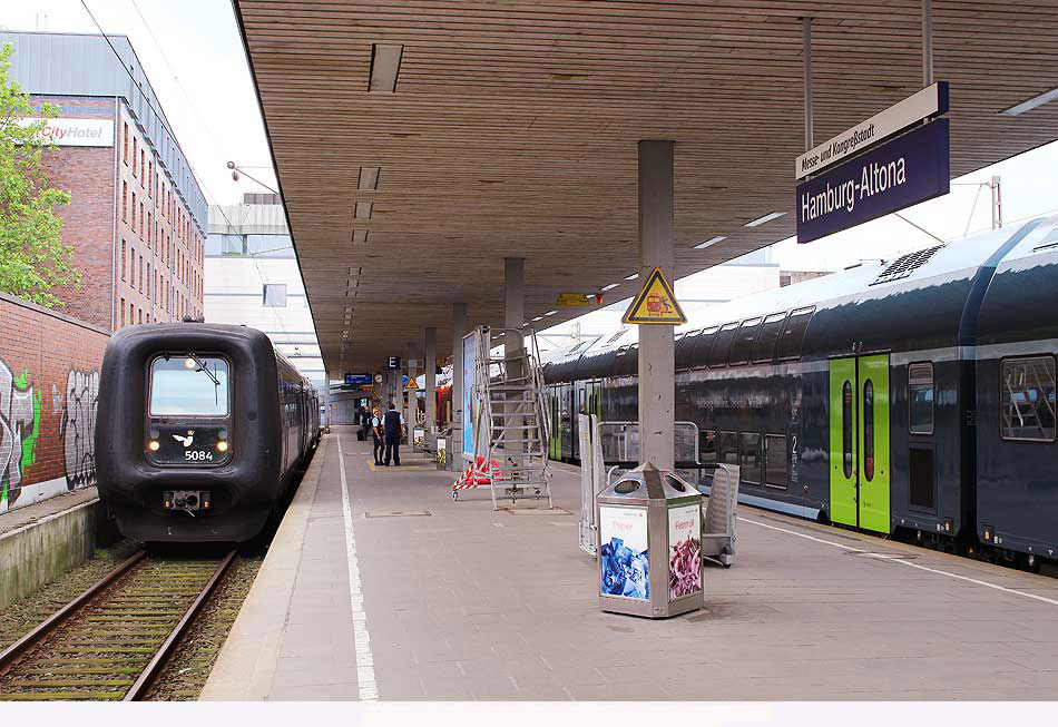 DSB Gumminase im Bahnhof Hamburg-Altona