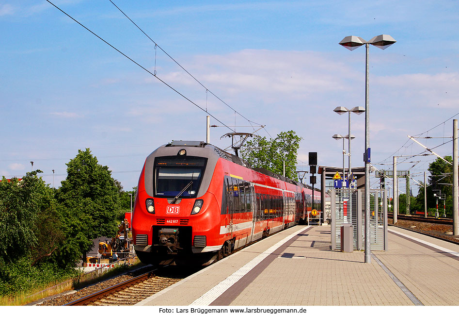 Der Bahnhof Radebeul-Zitzschewig der S-Bahn in Dresden