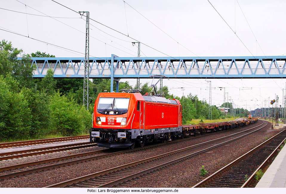 DB Baureihe 187 im Bahnhof Buchholz in der Nordheide