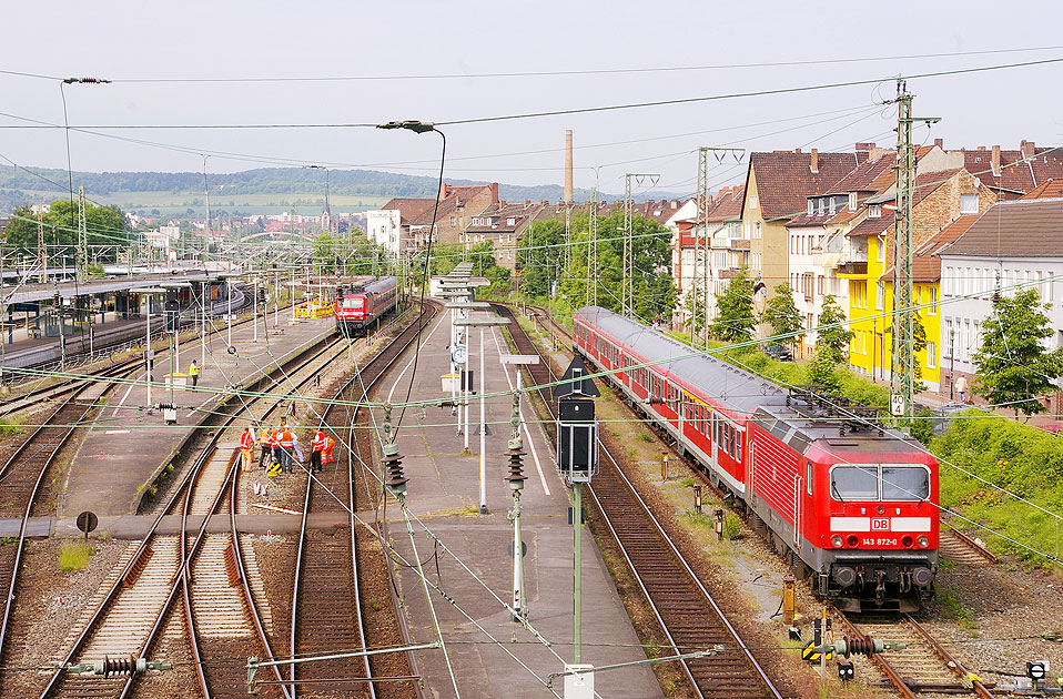 DB Baureihe 143 in Hildesheim Hbf