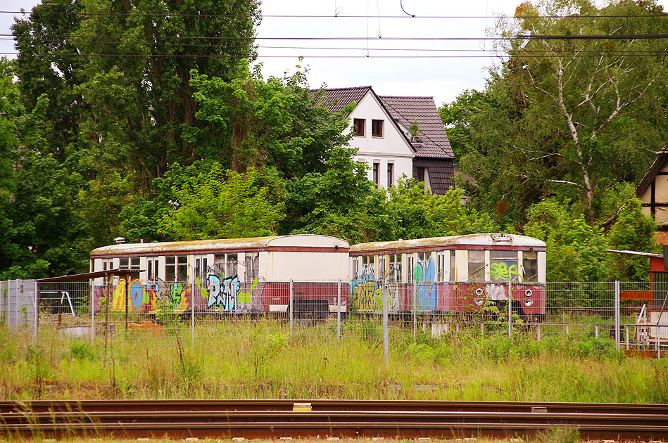 S-Bahn Berlin Bauart Peenemünde im Bw Dessau - Bouletten Susi oder auch Buletten Susi