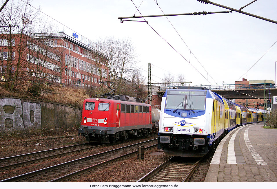 Die DB Baureihe 139 im Bahnhof Hamburg-Harburg