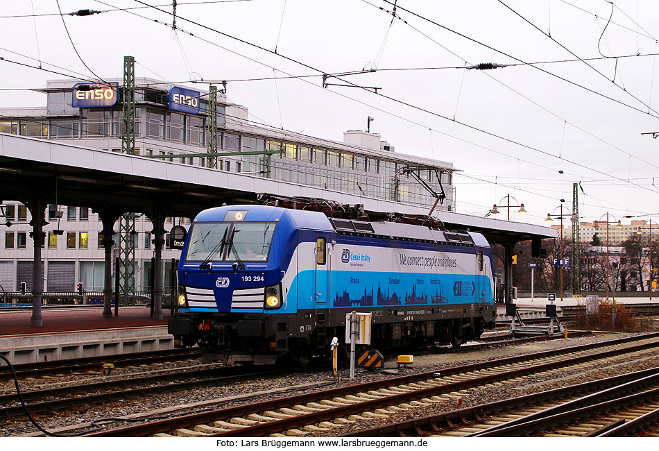 Foto CD Vectron Lok in Dresden Hbf