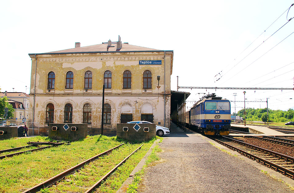 Der Bahnhof Teplitz-Schönau / Teplice