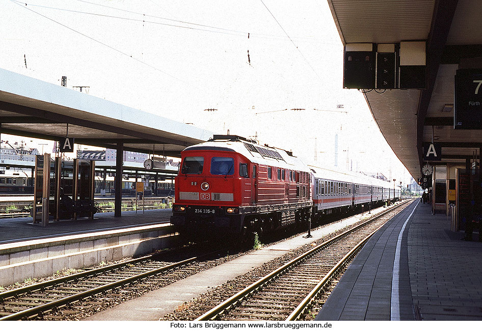 DB Baureihe 234 in Nürnberg Hbf