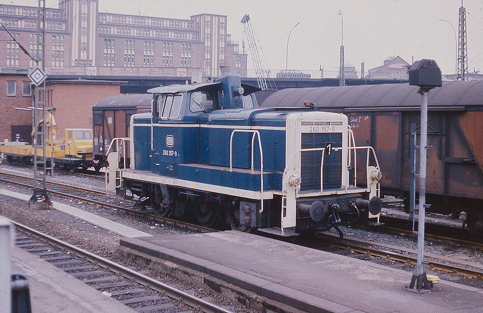 Eine Lok der Baureihe 260 der Deutschen Bundesbahn