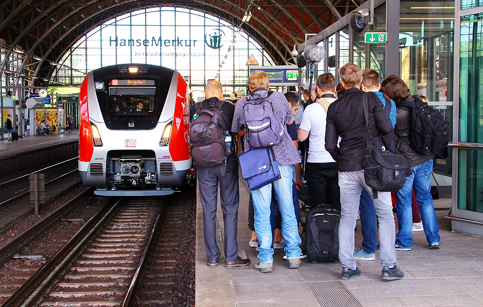 DB Baureihe 490 im Bahnhof Hamburg Dammtor