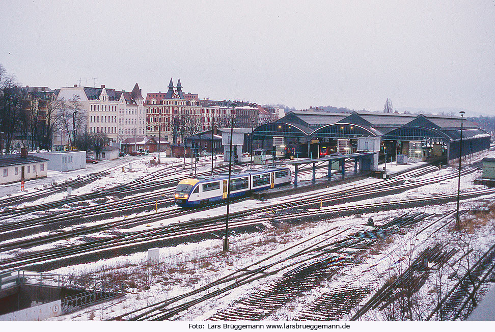 Ein Desiro von der Lausitzbahn im Bahnhof Görlitz