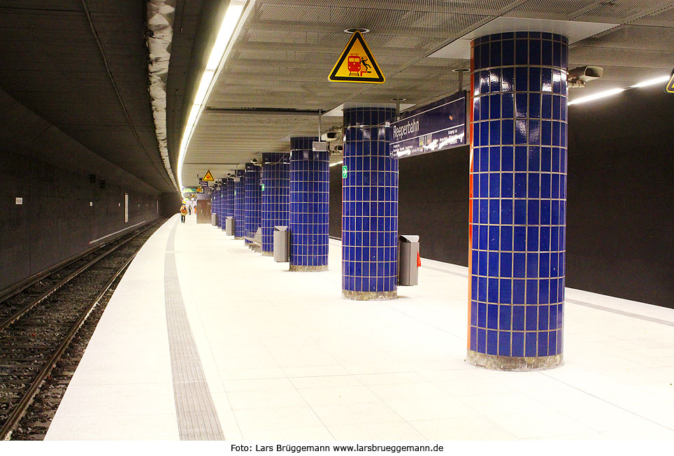 Die Modernisierungsphase vom Bahnhof Reeperbahn der S-Bahn Hamburg